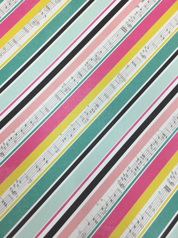 On Pointe - Dance - 12 x 12 Scrapbook Paper