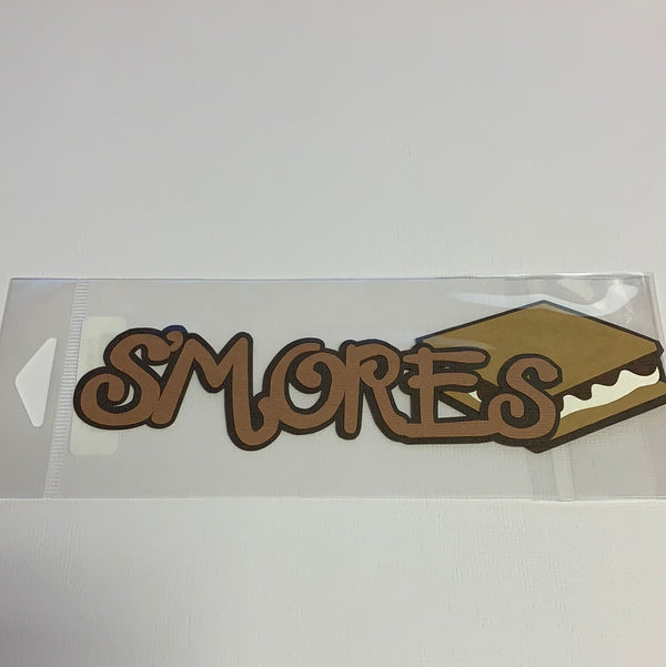 S'More Title - Die Cut
