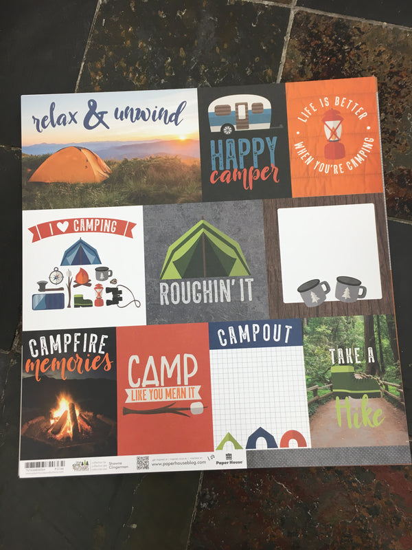 Campfire Roughin'it - The Great Outdoors - Paper House