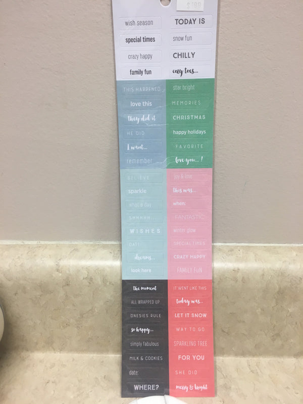 Wish Season Diction Stickers