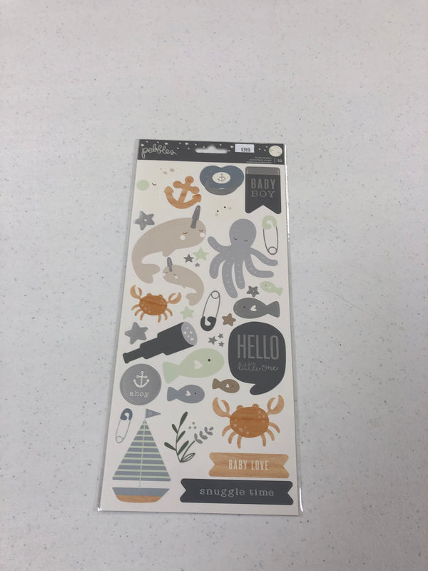 Night Boy Stickers - 52 Pieces