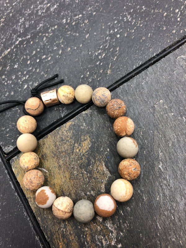 Stone Bracelet- Wood