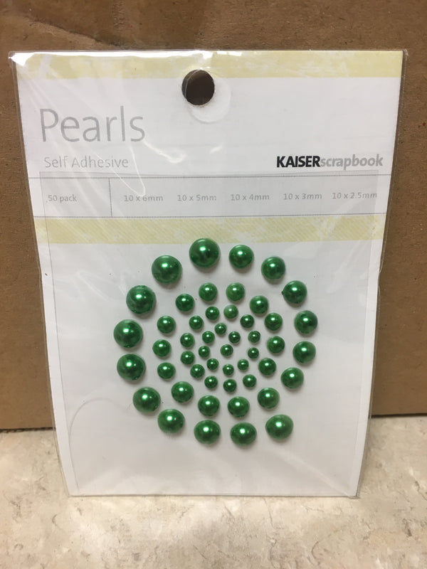 Kaiser - Pearl Rhinestones - green