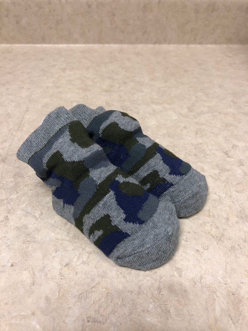 Camo Socks - 0 - 12 Months