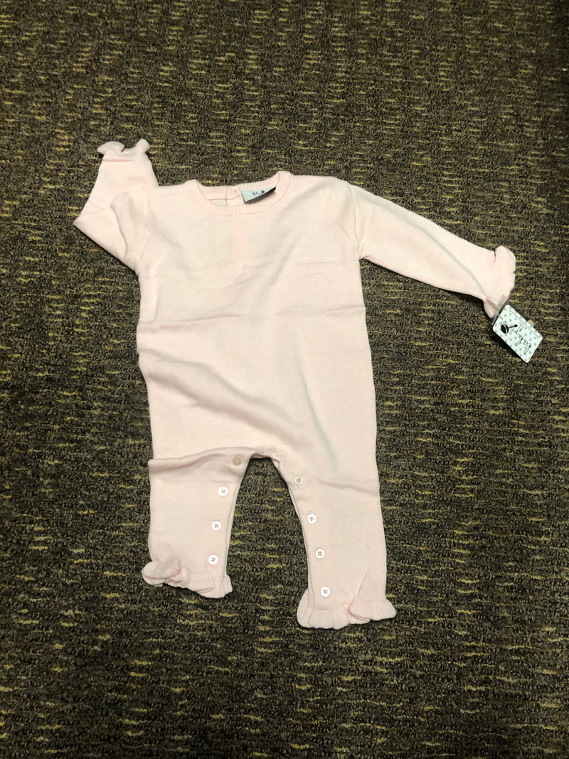 Pink Ruffle One Piece - 12-18 month