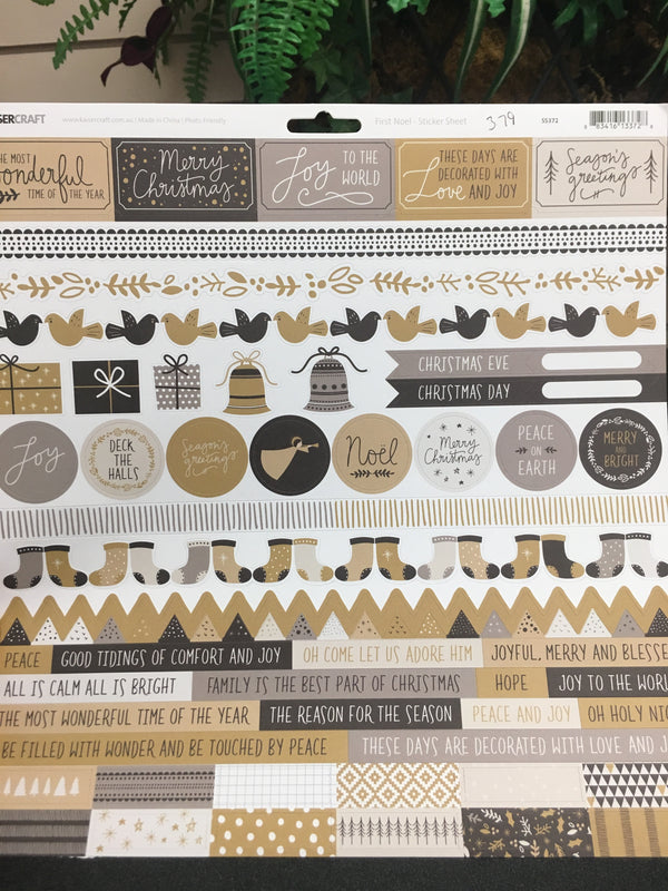 STICKER SHEET - FIRST NOEL COLLECTION