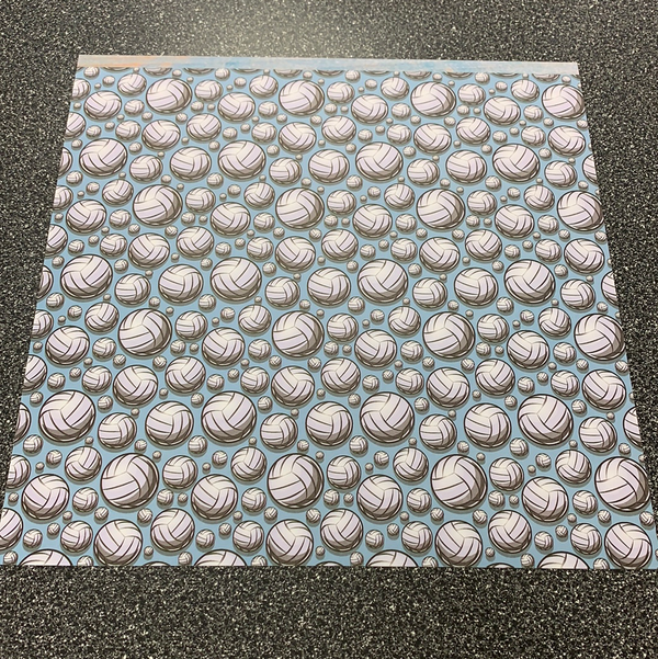 Volleyball 2 - Volleyball - 12 x 12 Scrapbook Paper