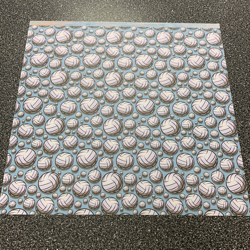 Volleyball 2 - Volleyball - 12 x 12 Scrapbook Paper