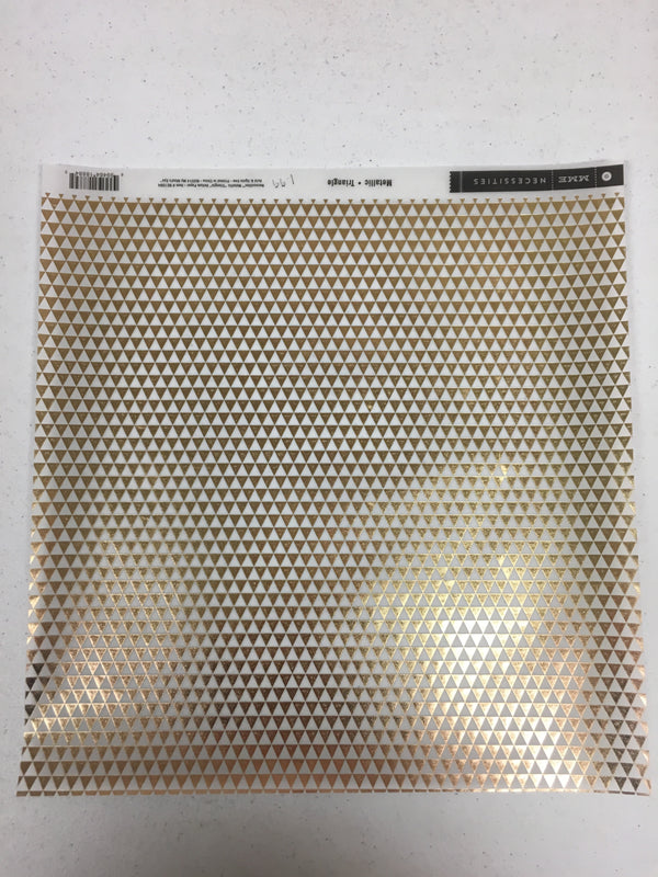 MME Necessities Metallic Triangle