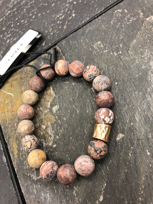 Stone Bracelet- Brown