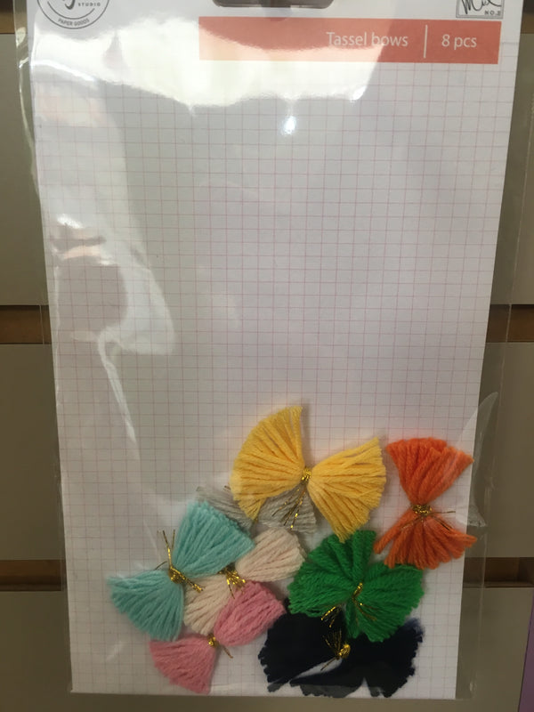 Tassel Bows - 8 Pieces