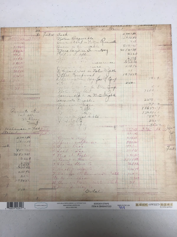 Border Strip - Home Sweet Home