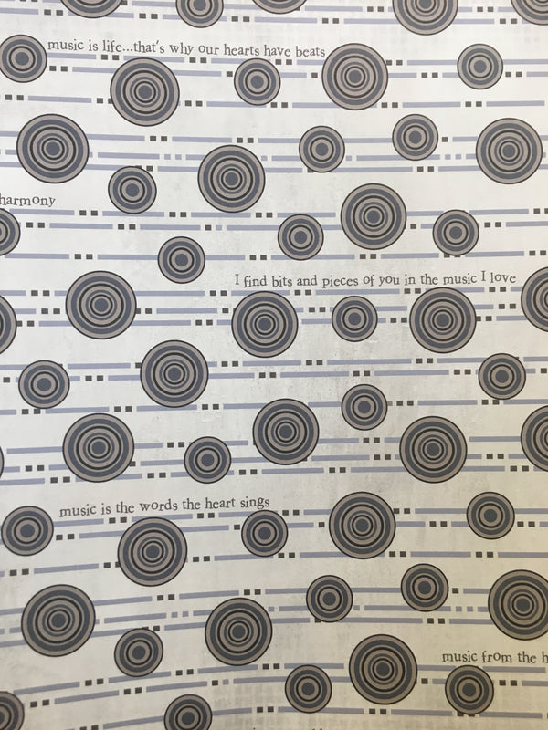 Modern - Maestro - 12 x 12 Scrapbook Paper