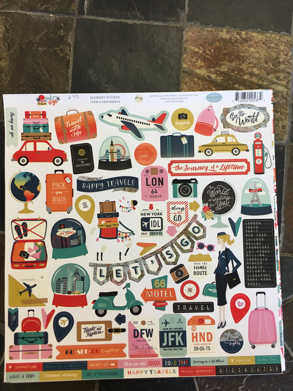 Pack Your Bags - ELEMENT STICKERS